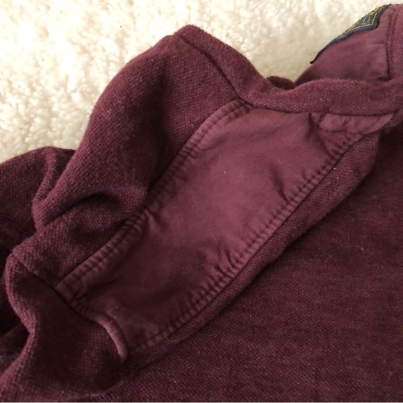Lucky Brand Maroon Burgundy Henley long sleeve M - Picture 7 of 7
